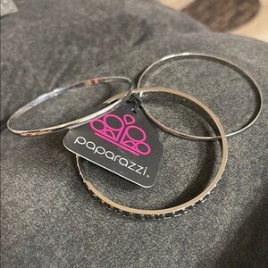 Paparazzi Silver Bangle Bracelets